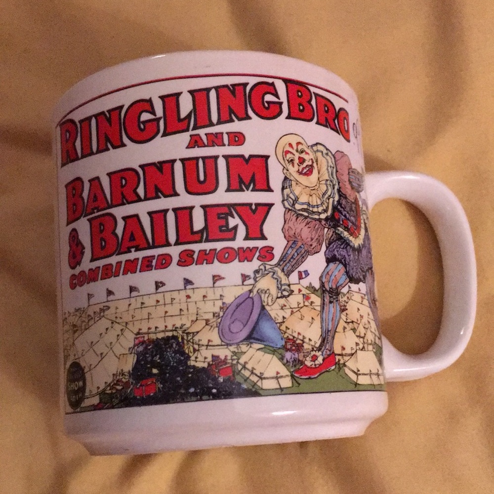 Vintage 1988 Ringling Bros Coffee Mug
